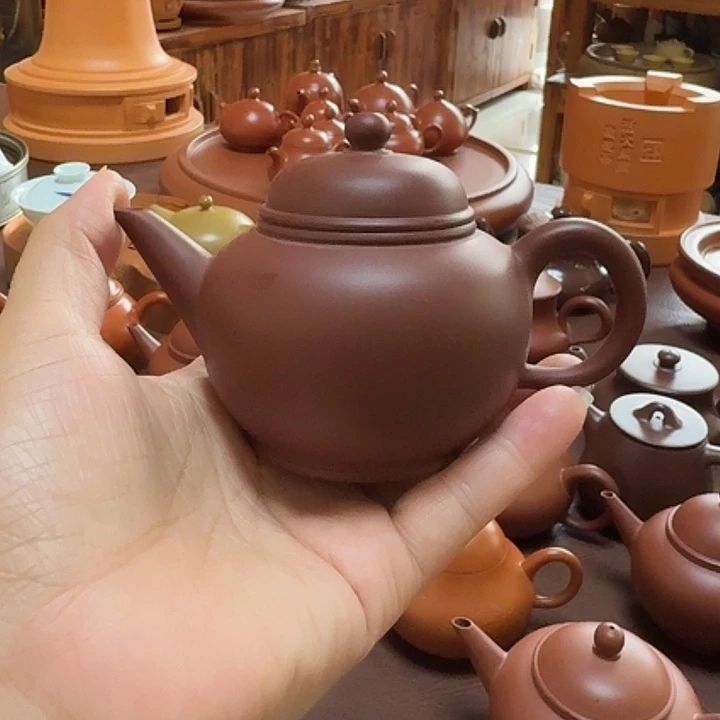 手拉壶水平大约140c朱泥