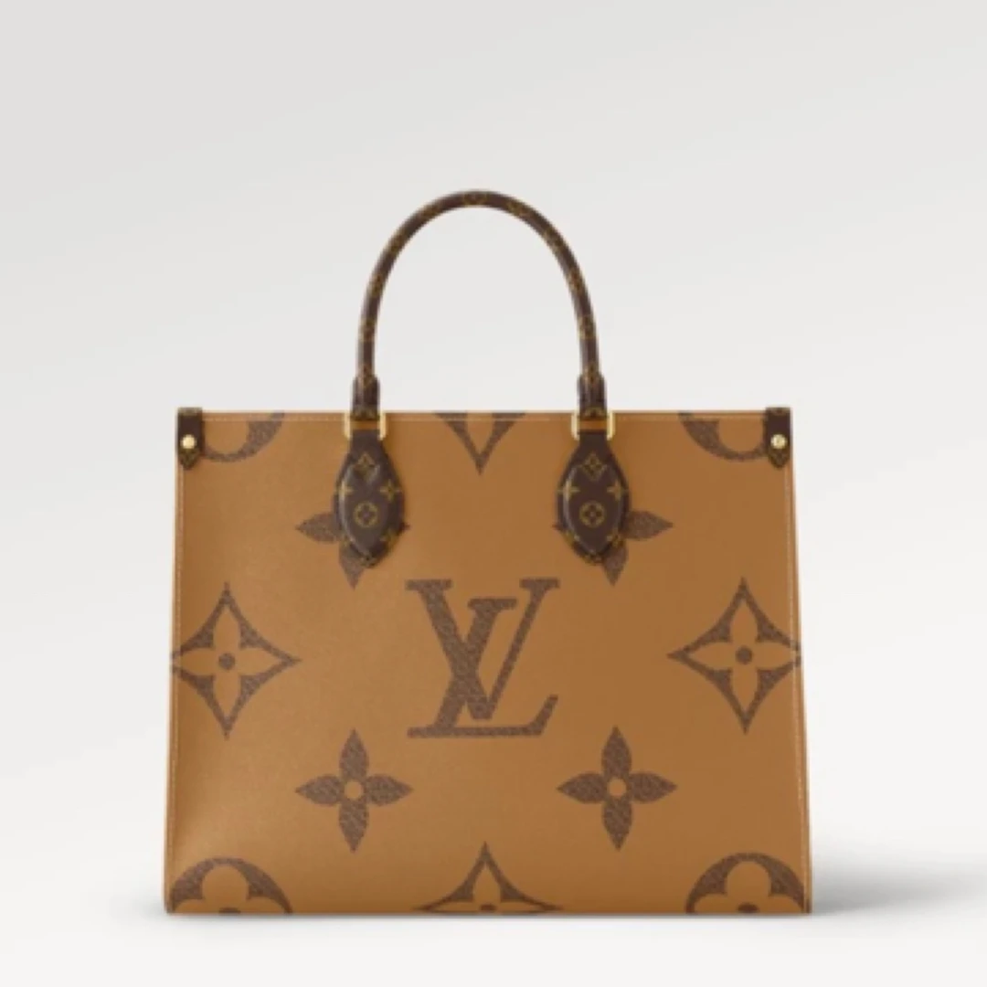 未使用 LouisVuitton/路易威登 闲置新onthego中号老花托特包手提