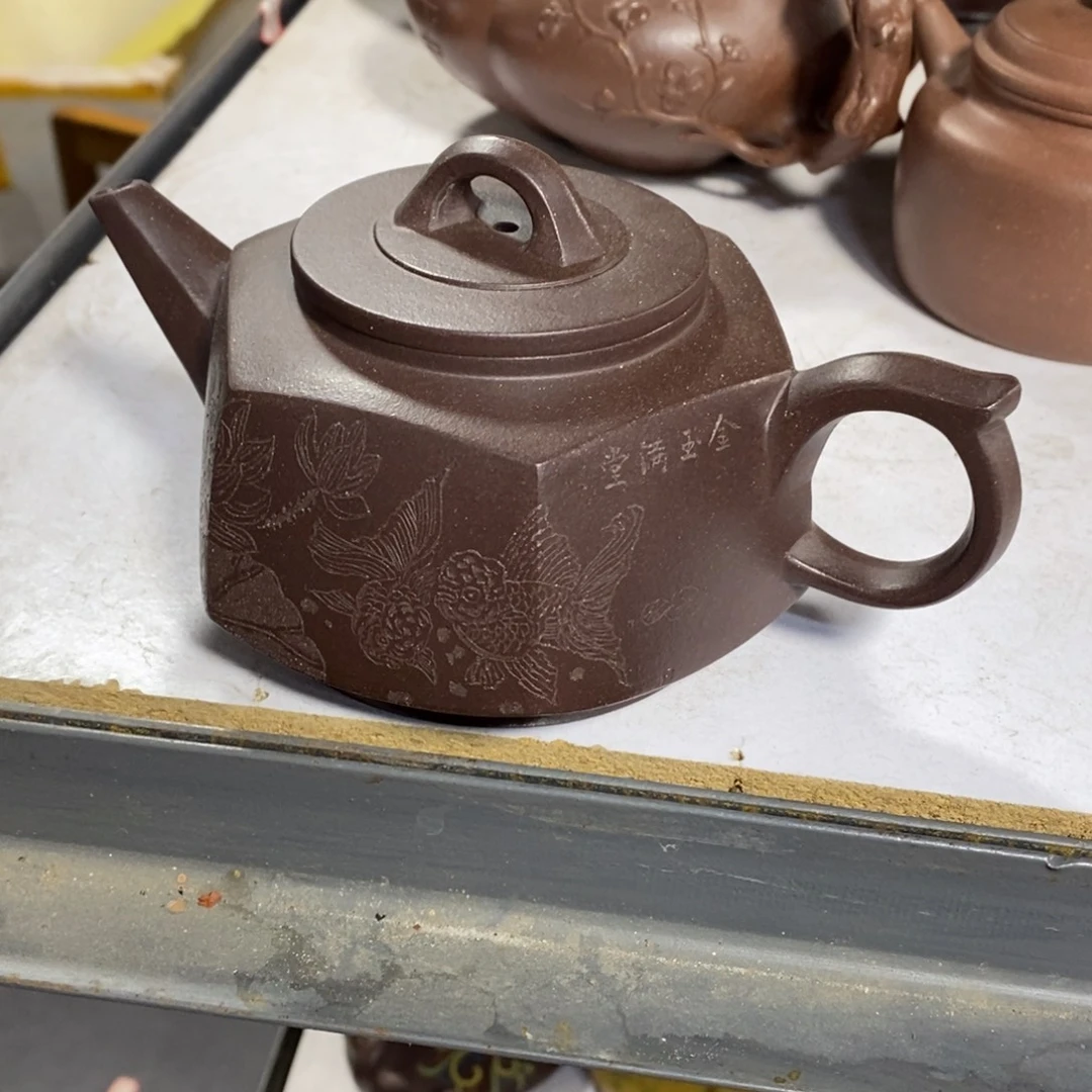 紫砂茶壶原矿手工243