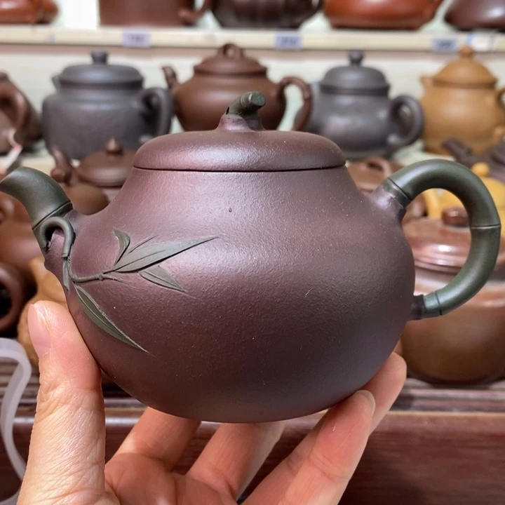 茶壶紫砂微瑕处理一把
