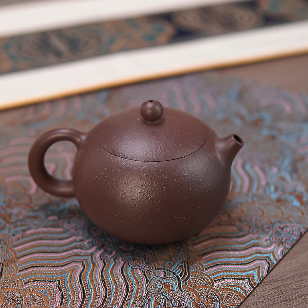 【宜兴紫砂】西施壶半手工原矿紫泥260ml