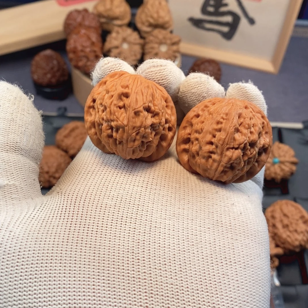 文玩核桃把件40尺山地磨盘