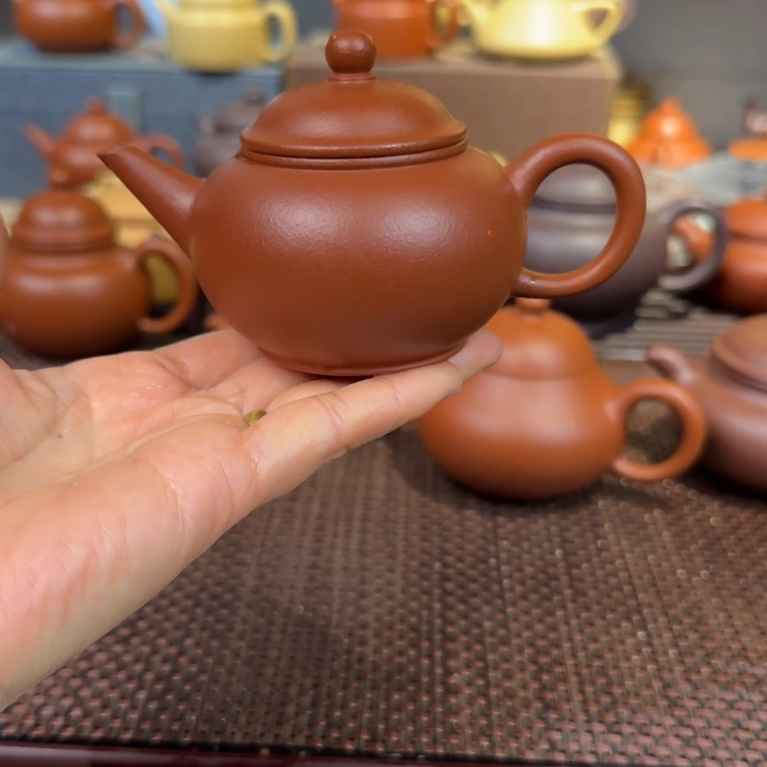 朱泥茶壶130毫升左右