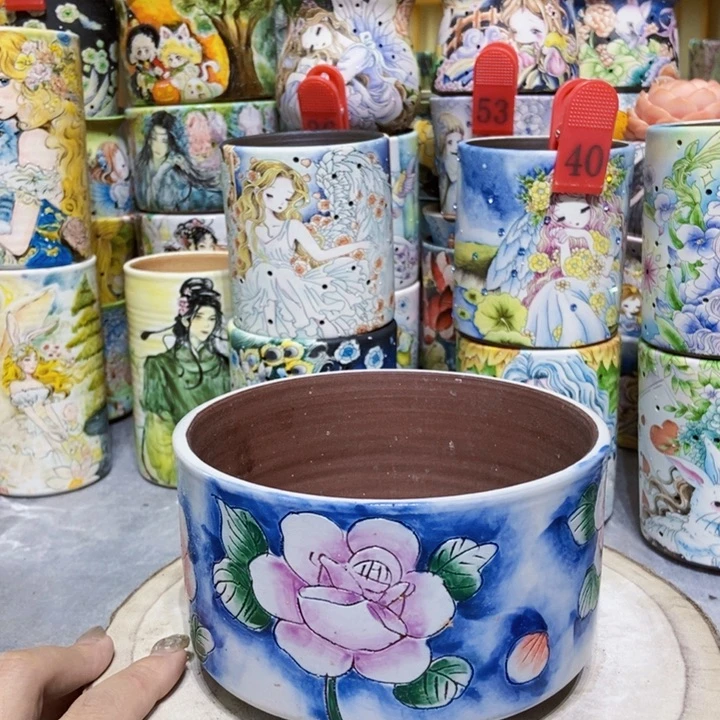景德镇艺术手绘作品