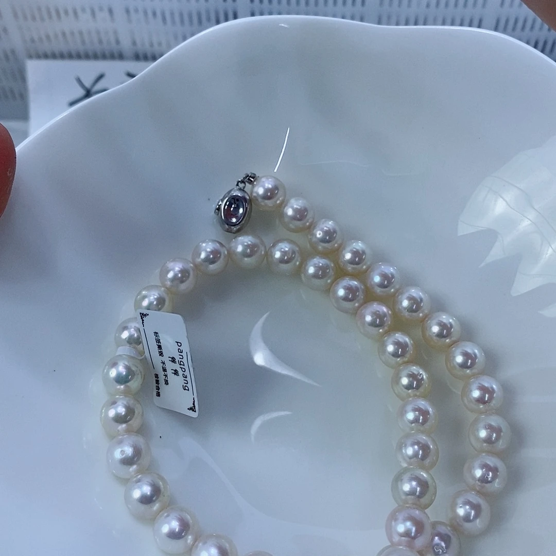 颈饰银S925镶嵌海水珍珠