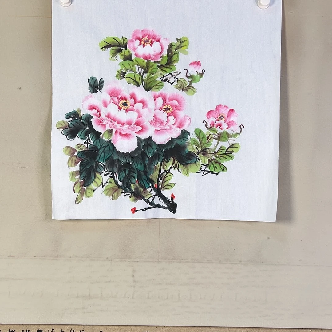 国画154 花鸟在此鸣叫时还要一