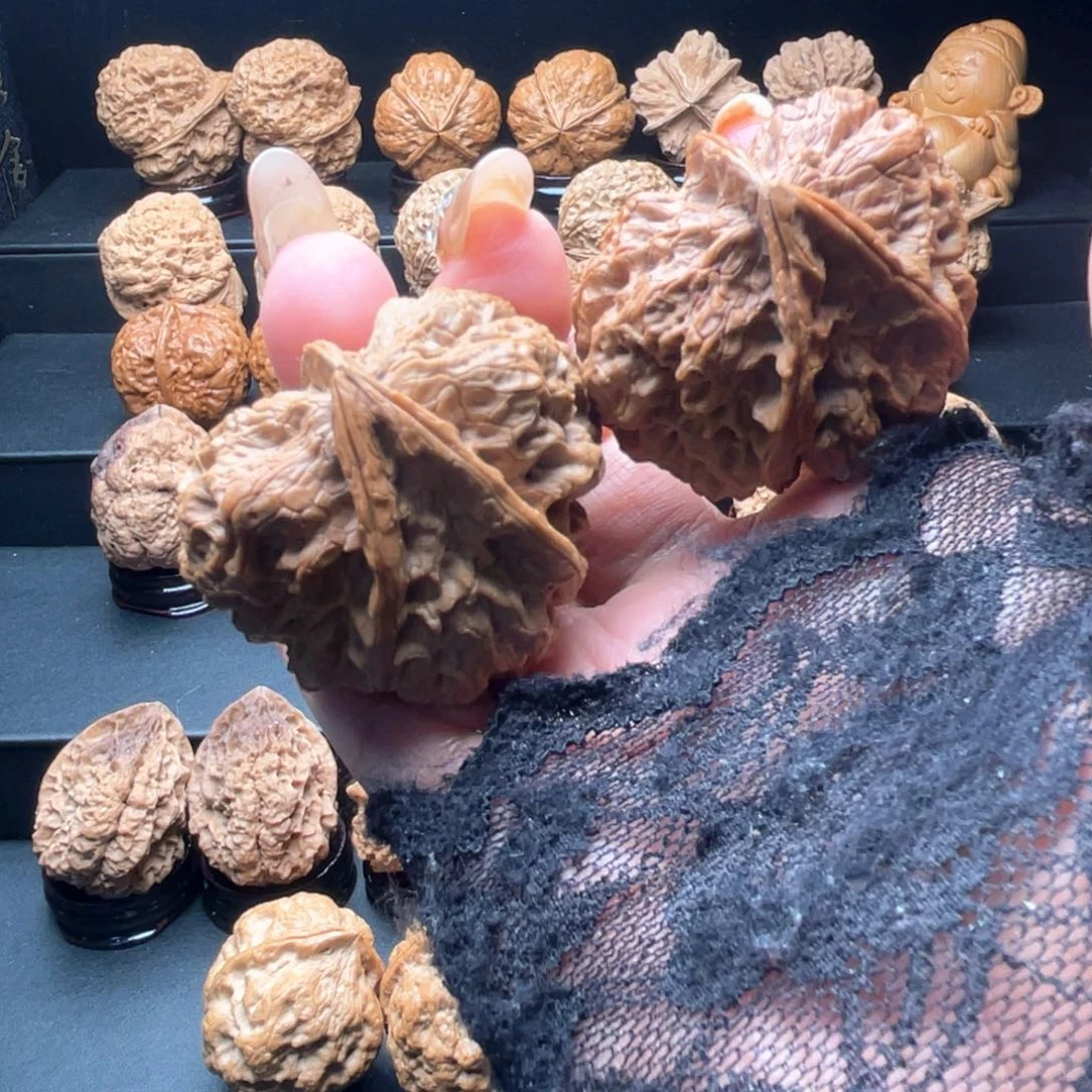 文玩核桃把件悬崖…………