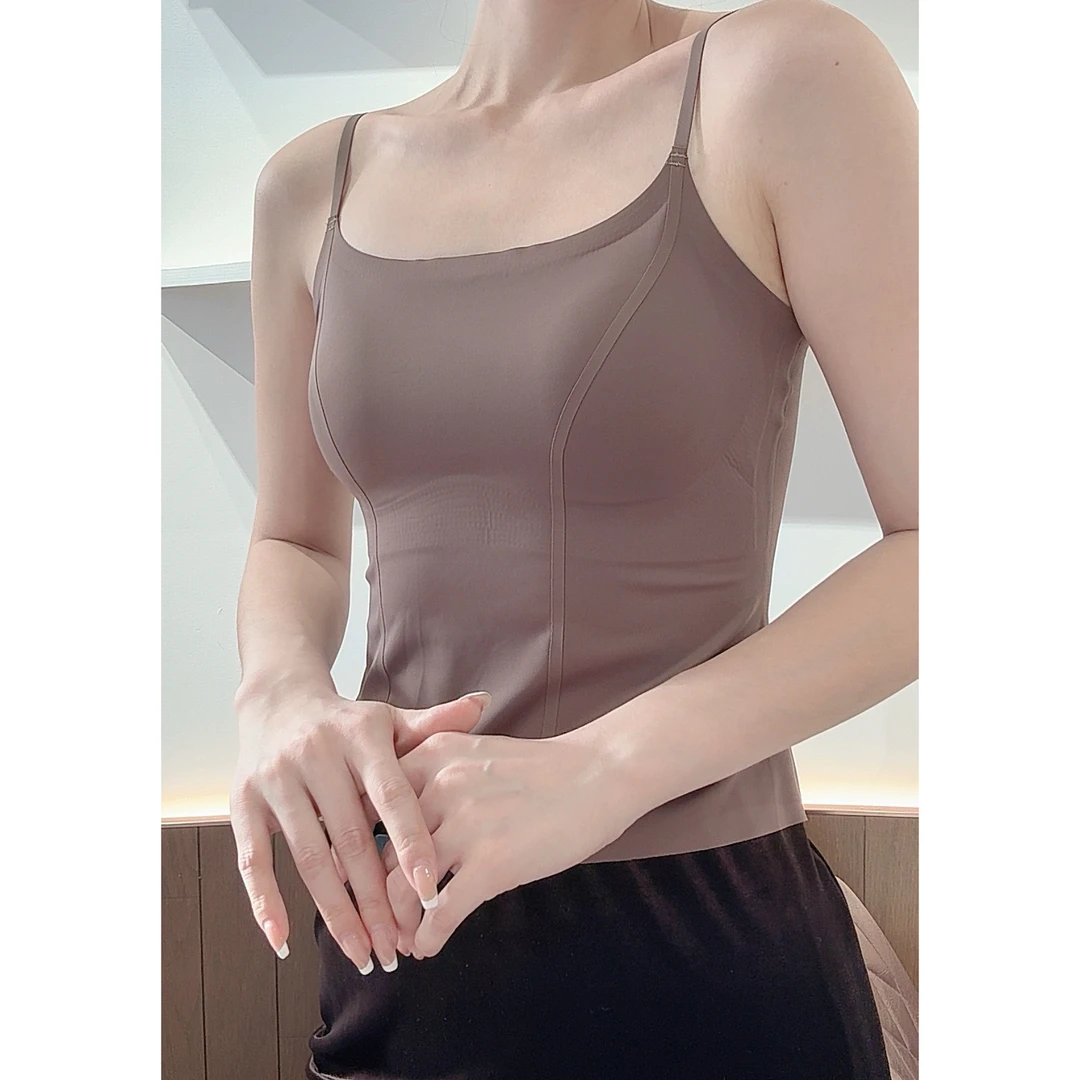 【简约亲肤美背】内搭吊带女背心打底通勤无痕法式外穿