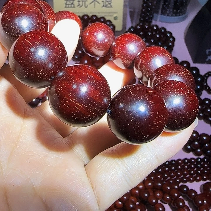 小叶紫檀手串/手链2.0/12满金星