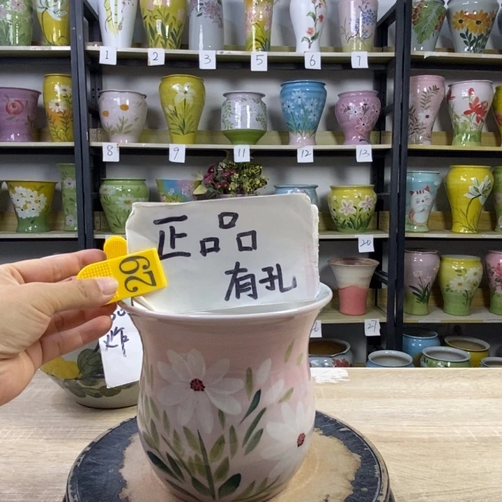 景德镇高温陶瓷花盆