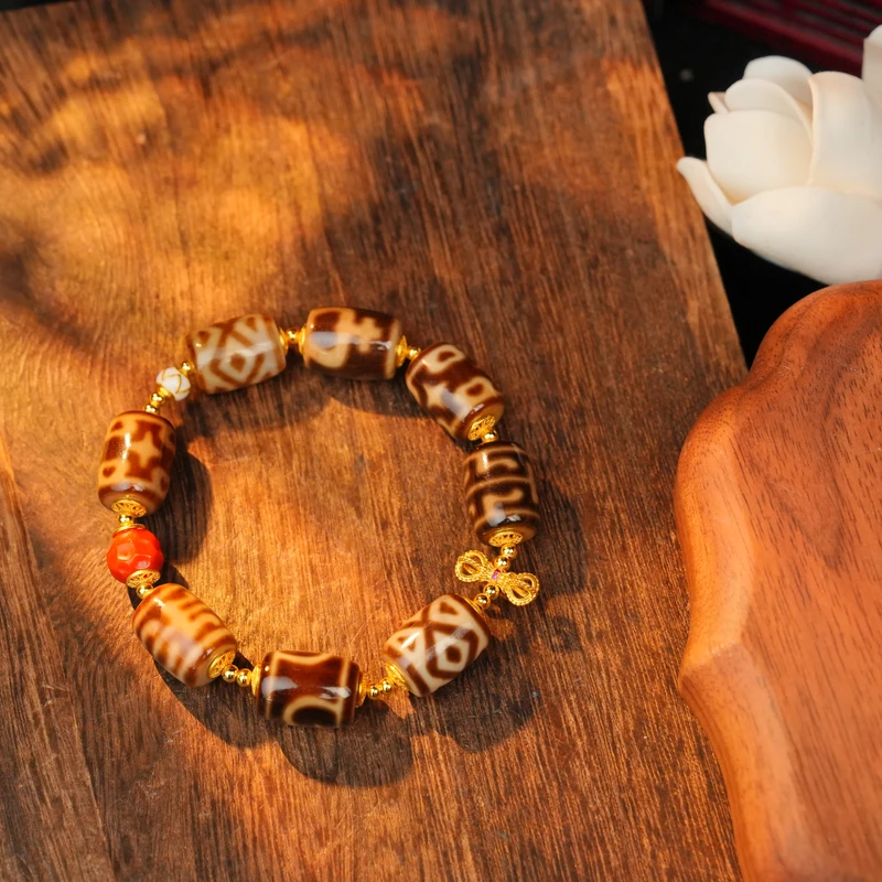 知行合一牙黄多宝手串LNR0200208