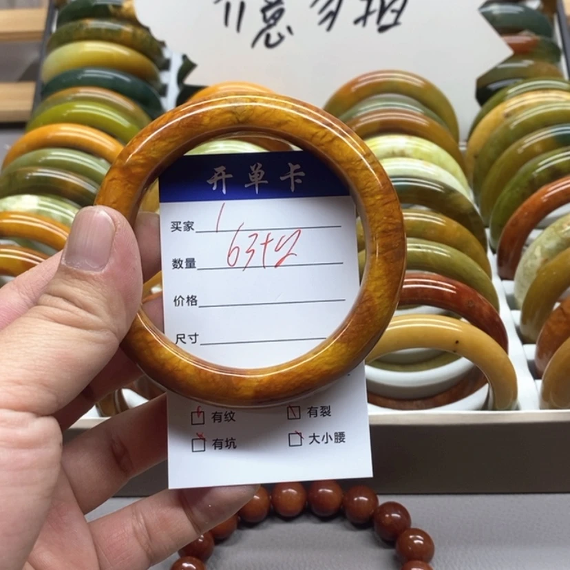 【闪购商品】蛇纹石玉手镯未镶嵌@*勇