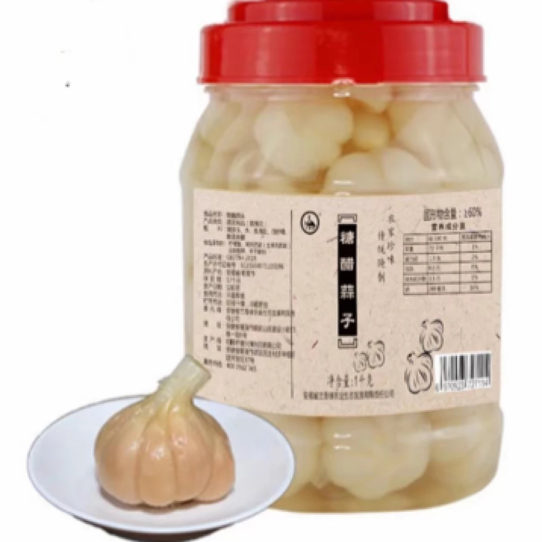 农家特产糖醋泡大蒜头新鲜脆嫩开胃下饭泡菜