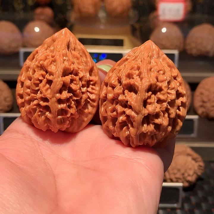 文玩核桃把件秦鸡