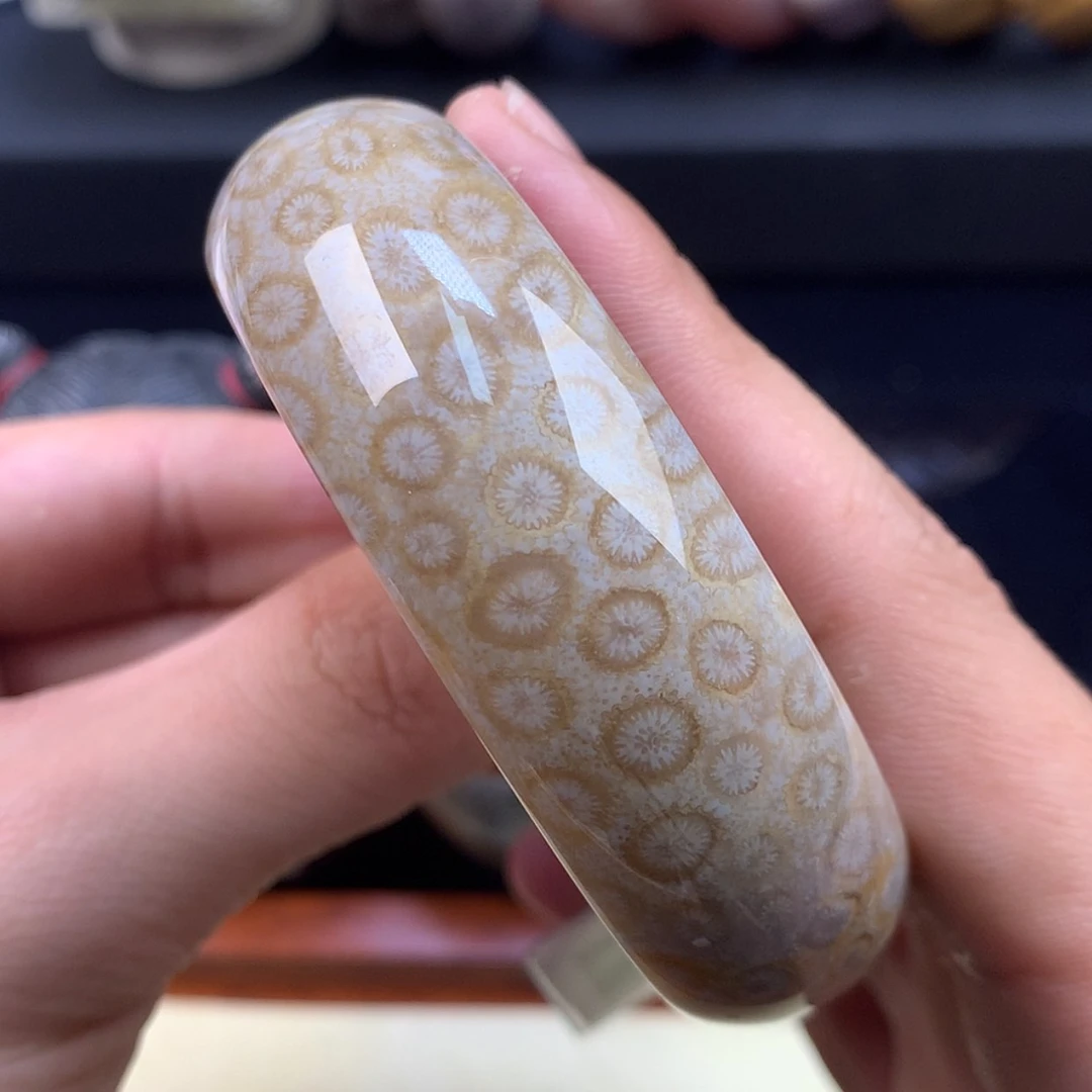 【闪购商品】颈饰未镶嵌硅化珊瑚（珊瑚玉）54号58圈