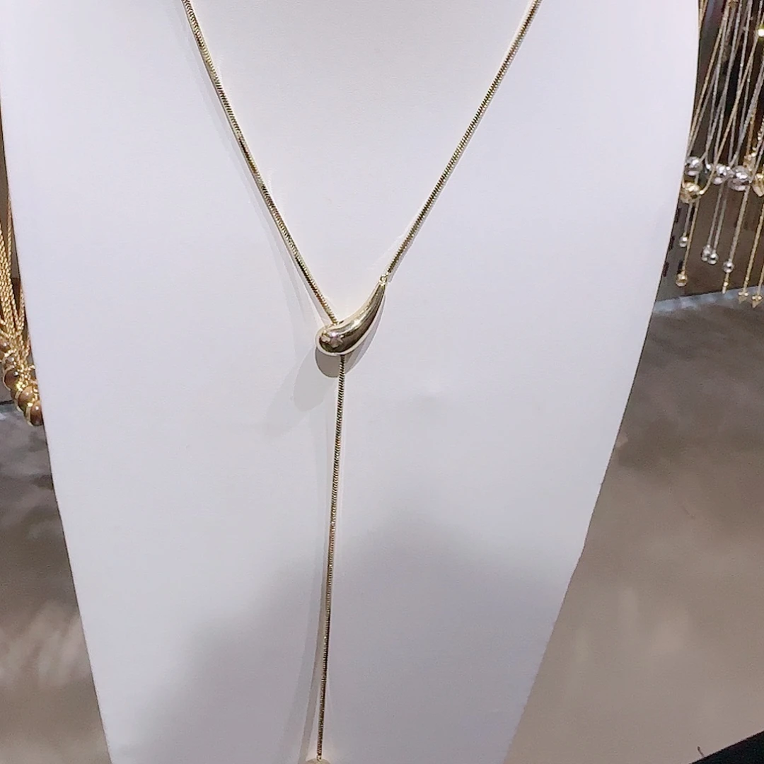 锆石铜合金925银项链