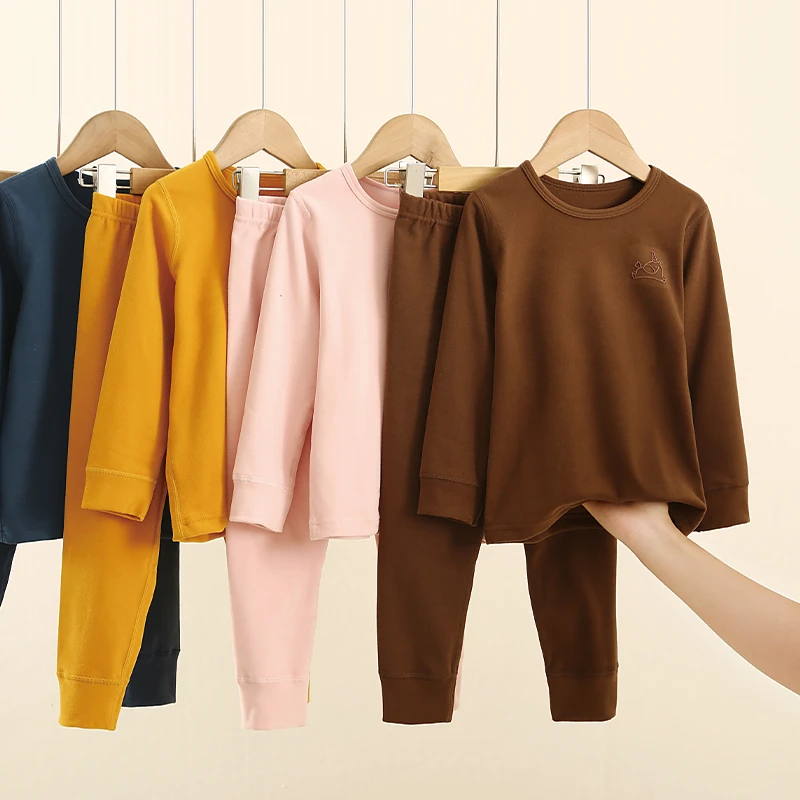 123023223 （清货特价 ）儿童保暖内衣套装秋冬加厚男女童秋衣秋裤