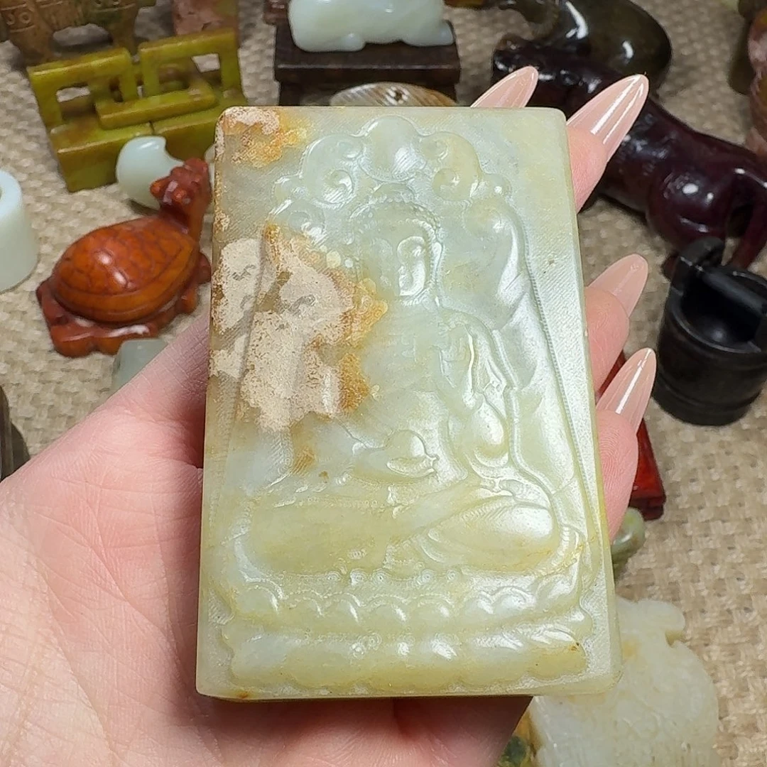 白玉菩提吊坠挂件
