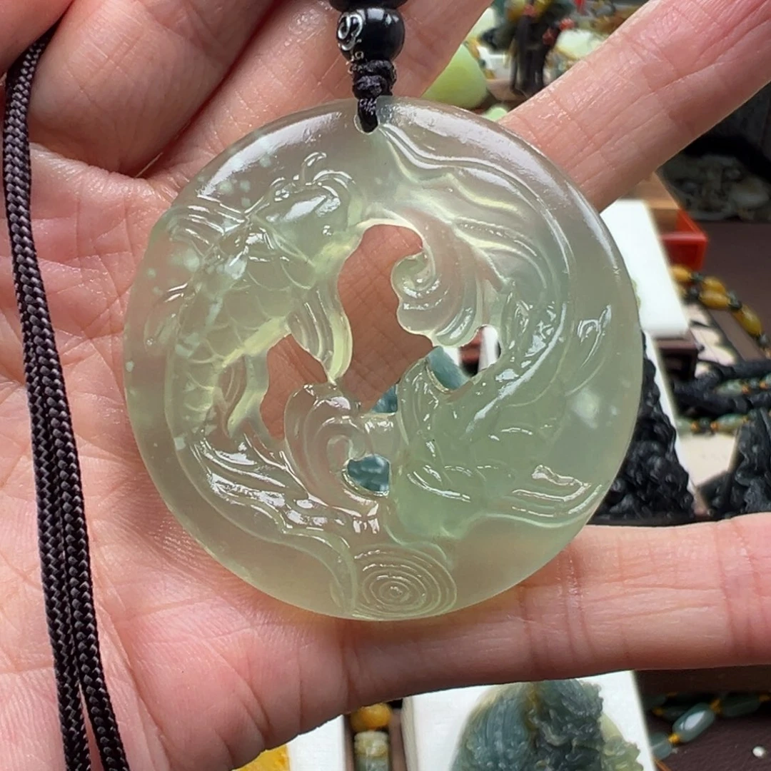 岫玉未镶嵌挂件挂件