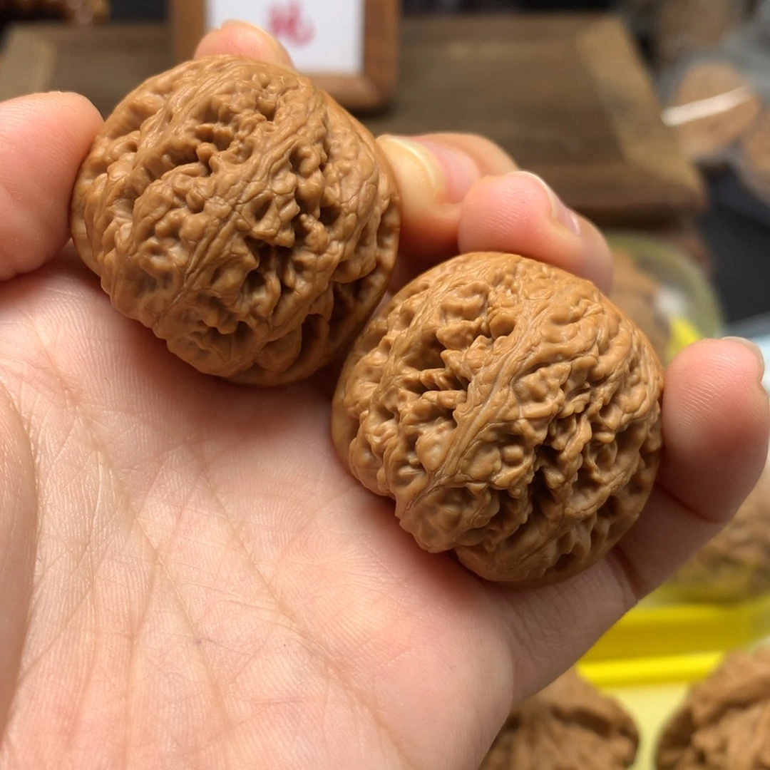 文玩核桃把件35粗筋