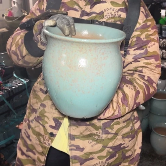 红陶口21高24瑕疵