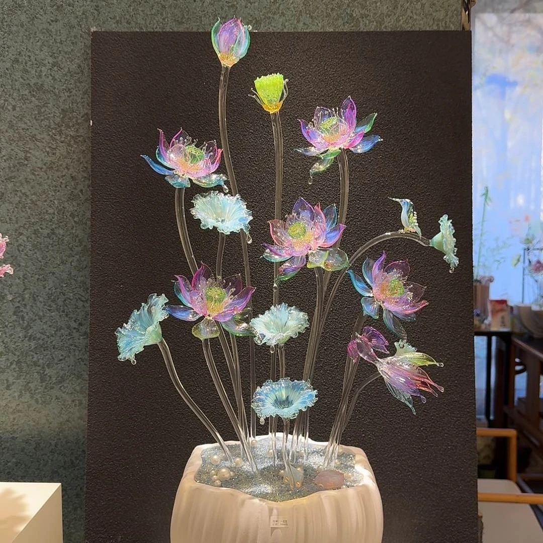 手工艺品琉璃淄博非遗手做16