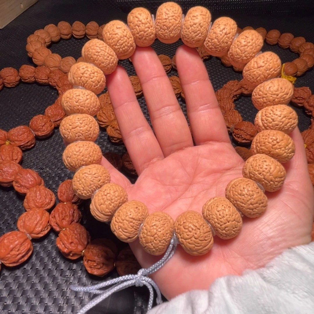 吊坠文玩核桃蚂蚁纹磨盘19