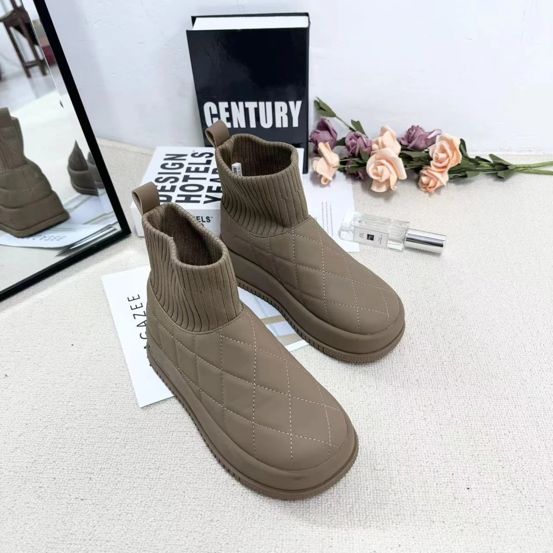 2023秋冬新款气质休闲百搭女款雪地靴/TB/23098