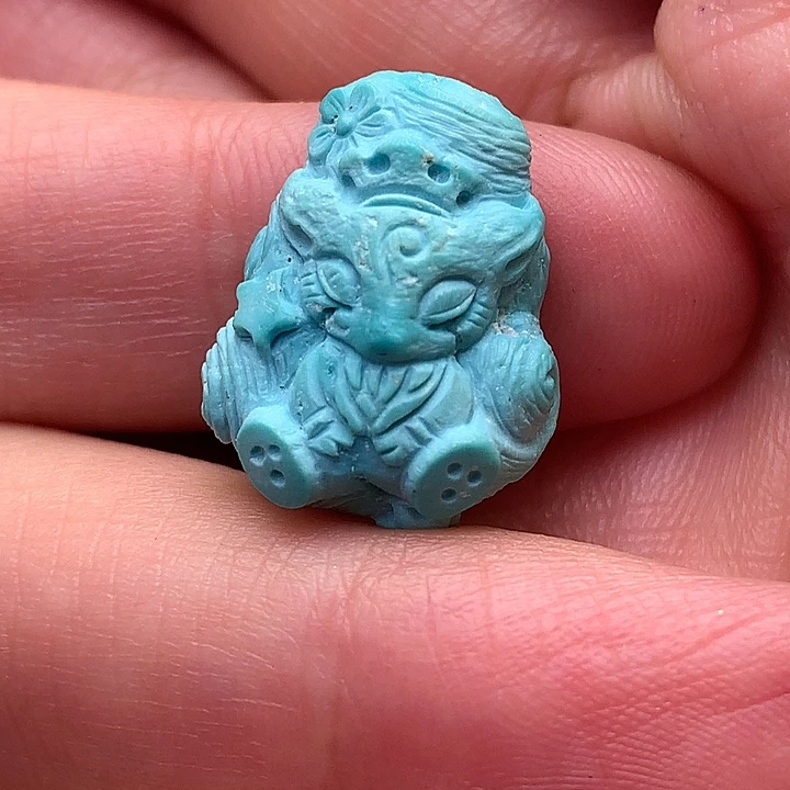 绿松石未镶嵌原矿