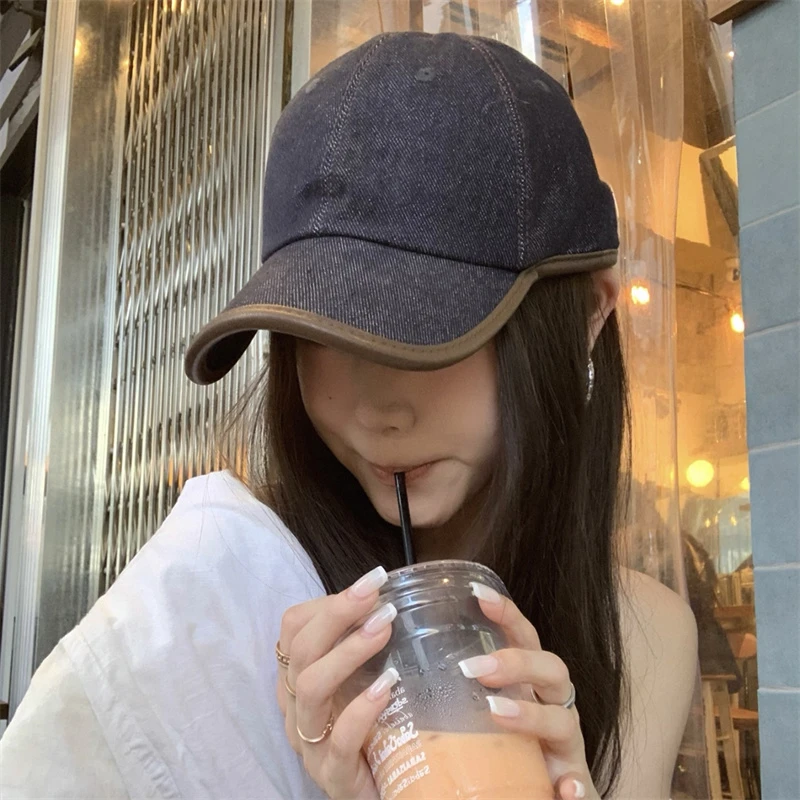 秋冬季帽子韩系黑色软顶小众简约ins鸭舌帽显脸小男女通用软顶帽