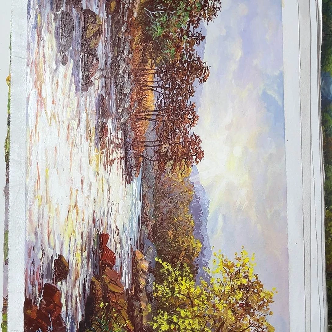 油画朝鲜艺术家油画作品