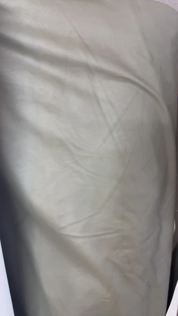 科技布 布料   卡其绿
