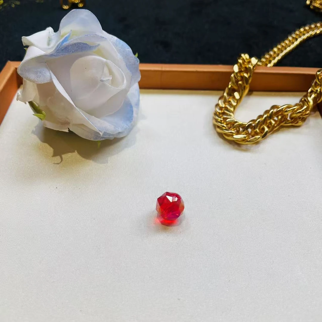 Q88甄品严选红珠子配项链J18