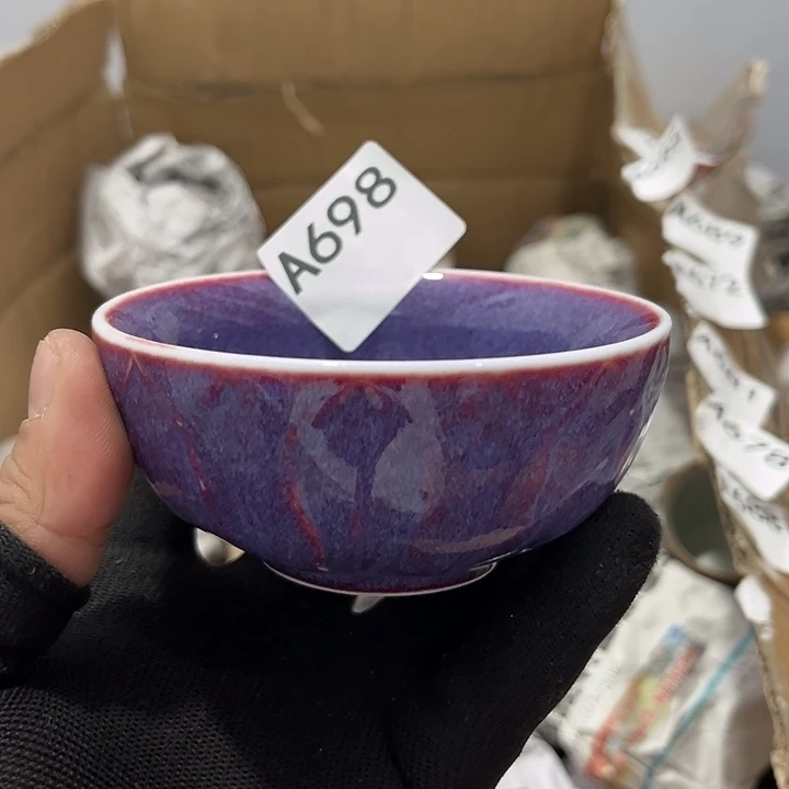 瓷片茶摆件工艺品摆件666