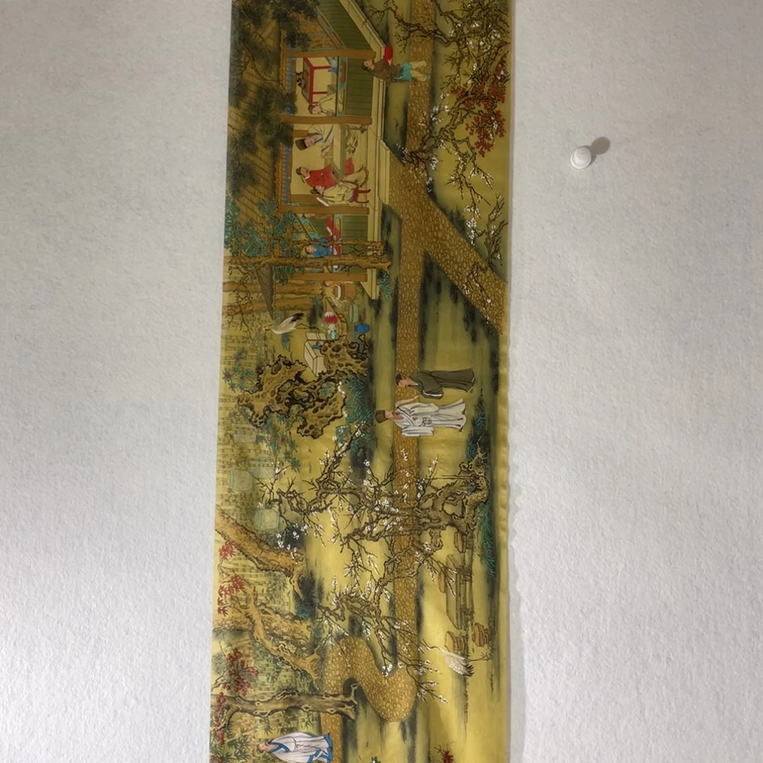 阿***国画工笔人物画作品欣赏