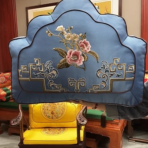 云枕 单面花 福利现货 高精密蓝色