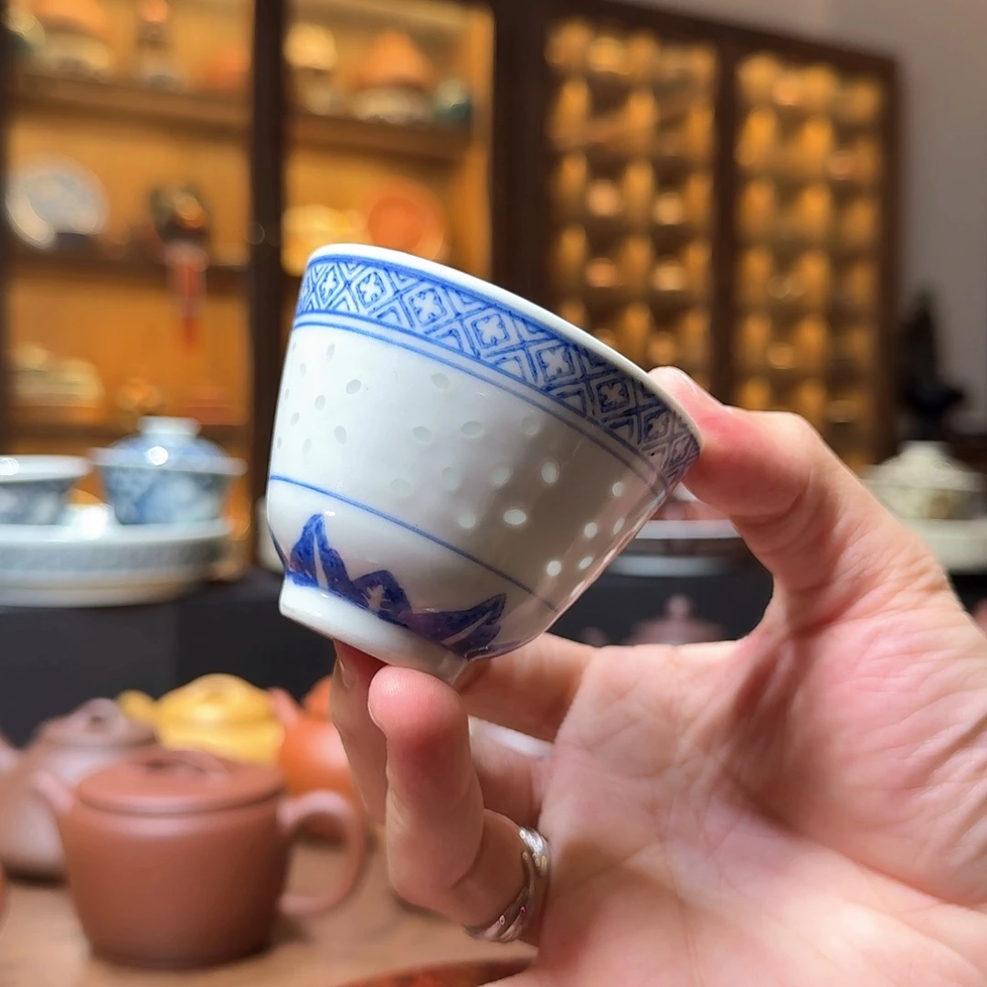 老玲珑陶瓷主人杯