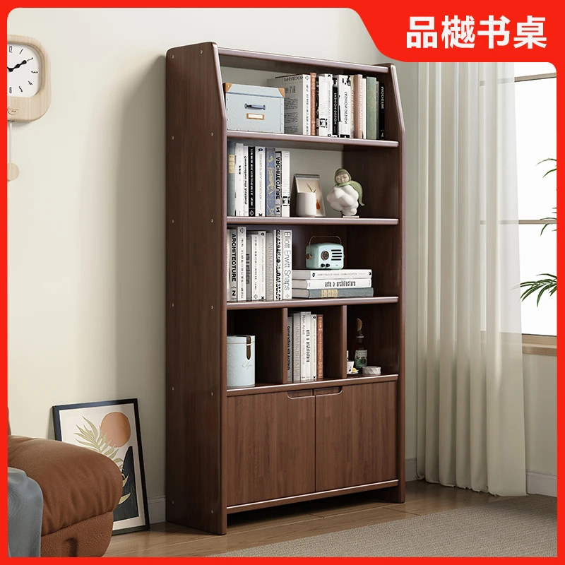 书房落地经济型儿童书桌书柜大容量简约家用书橱
