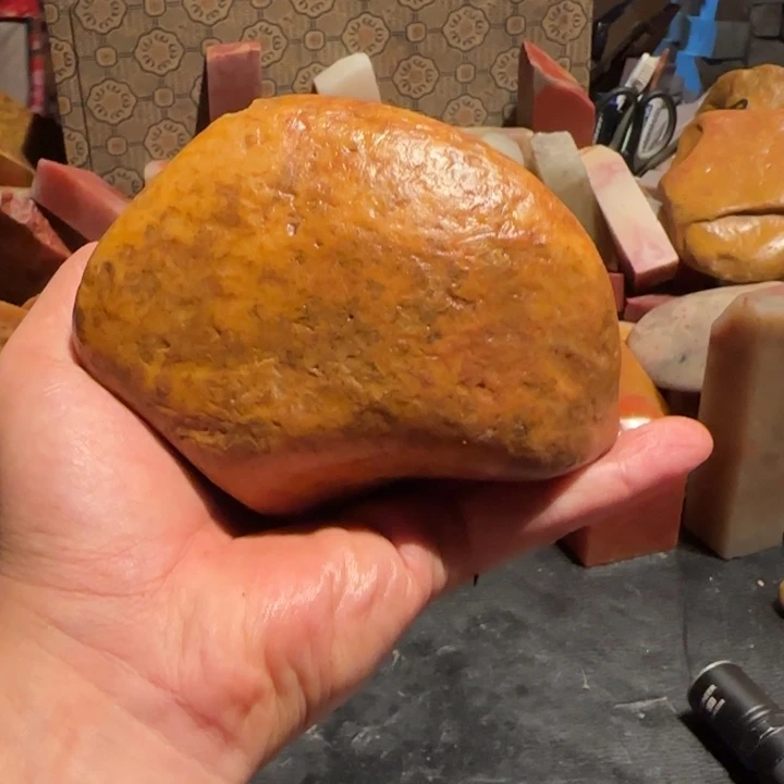 老挝石用****8田黄原石，