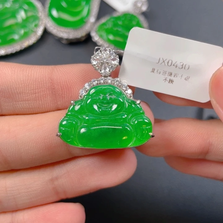 【闪购商品】颈饰银S925镶嵌翡翠翡翠