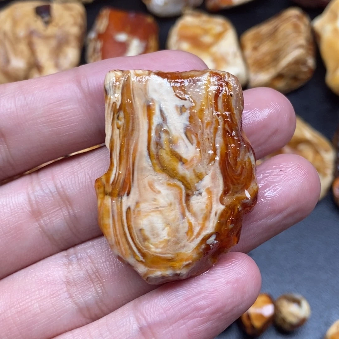 格***爸定制琥珀未镶嵌定制