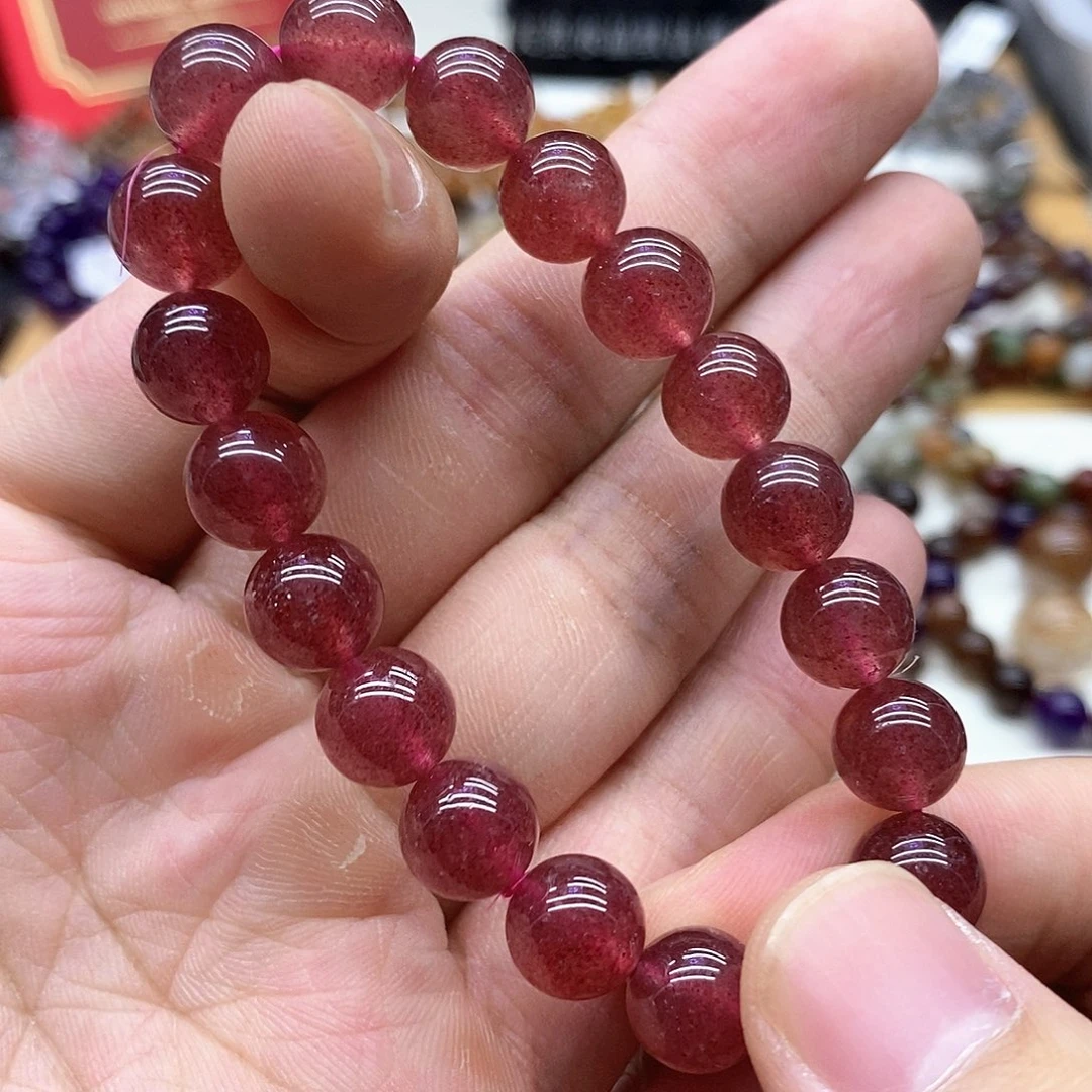 水晶手串未镶嵌天然