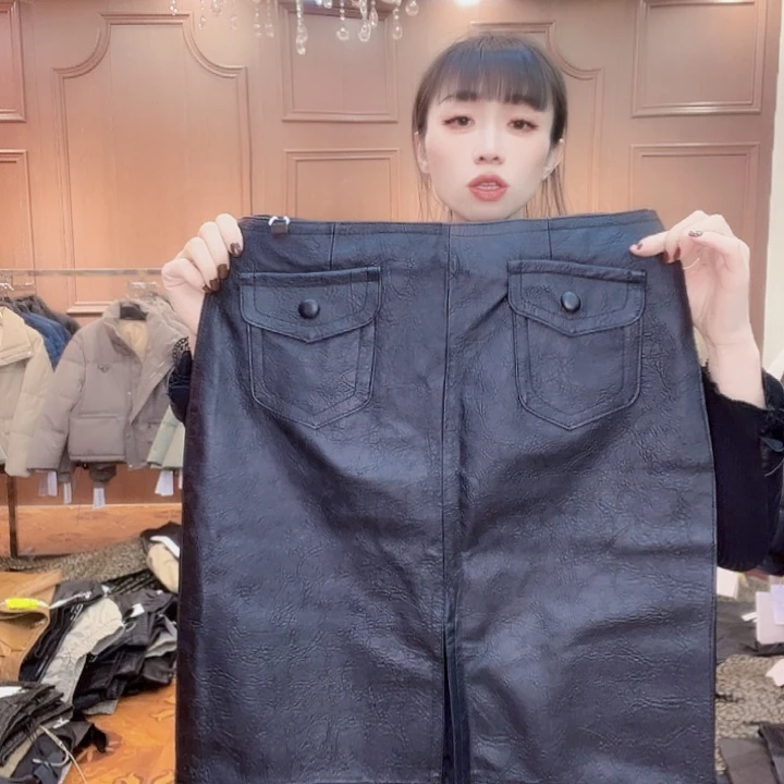 120……130斤皮长裙