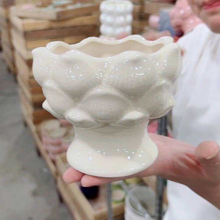 有孔，满10元发货多肉陶瓷花盆