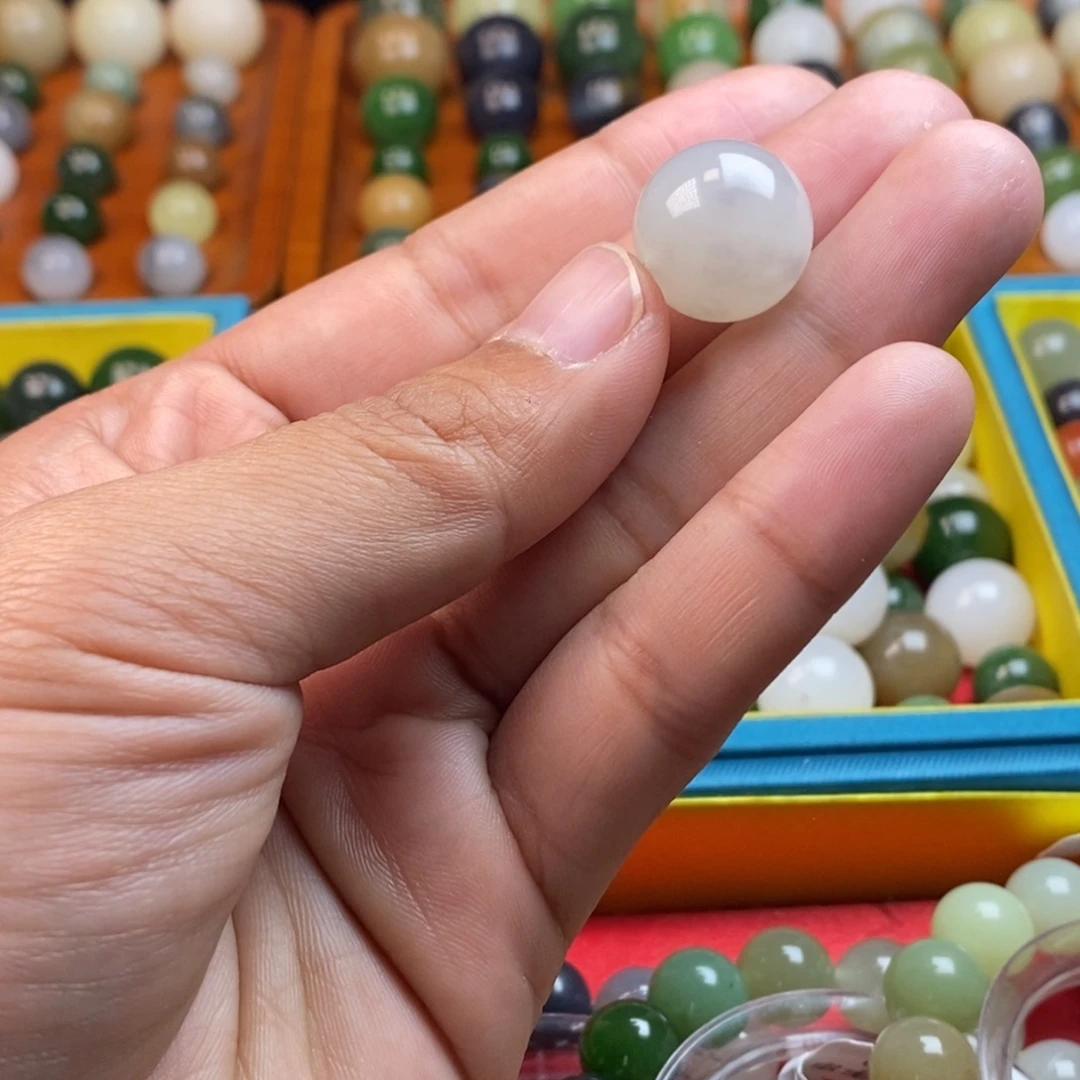 和田玉未镶嵌珠宝奇石卡18紫白y