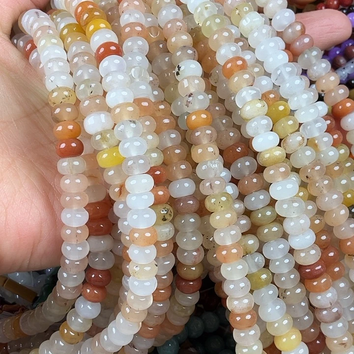 查罗石散珠合金卡8金丝算珠瑕两条