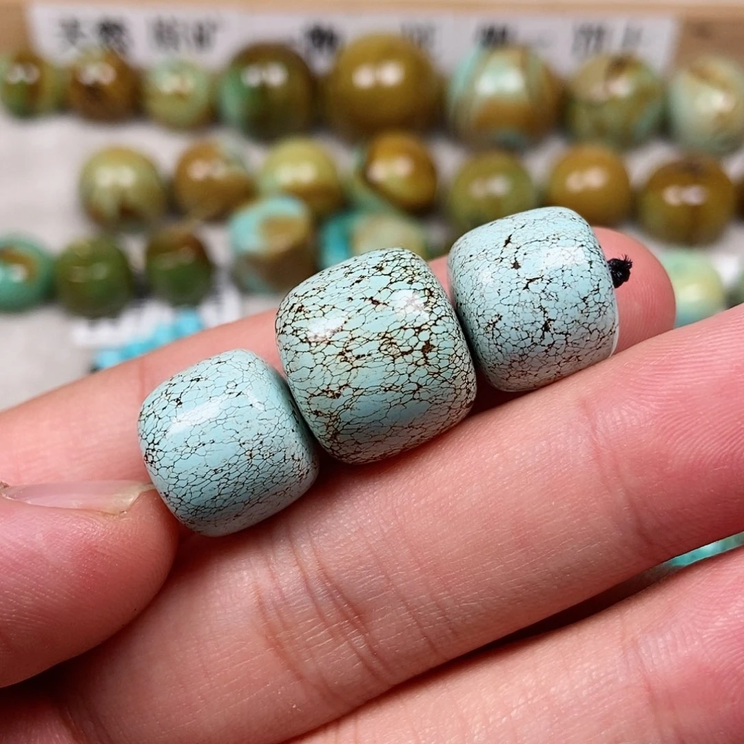 未镶嵌绿松石珠宝半成品
