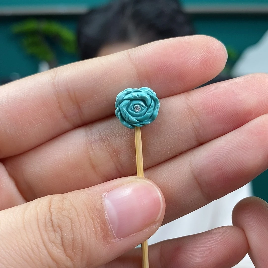 绿松石珠宝奇石未镶嵌