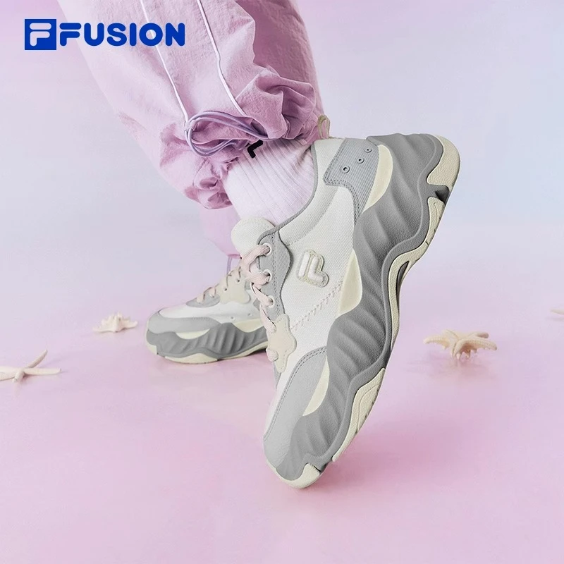 FUSION斐乐潮牌女鞋海星2代百搭厚底增高运动休闲鞋老爹鞋流光风