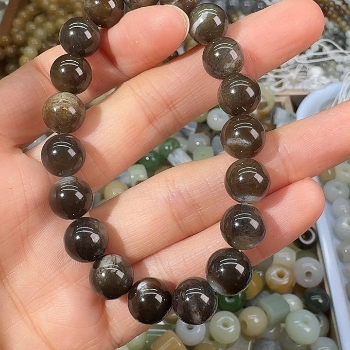 和田玉（糖玉）未镶嵌手链10mm